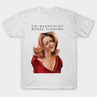 Opera Star Renee Fleming-NoBackground T-Shirt